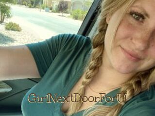 GirlNextDoorForU